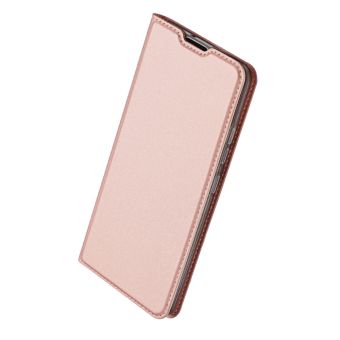 Diárové puzdro na Xiaomi Redmi 10C/Poco C40 Dux Ducis Skin Pro ružovozlaté