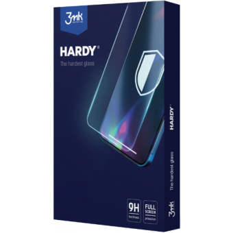 Tvrdené sklo na Apple iPhone 13 Mini 3MK Hardy celotvárové čierne