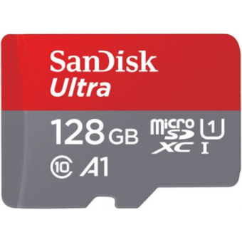 SanDisk Ultra microSDXC 128GB 140 MB/s UHS-I U1 Class 10 + adaptér