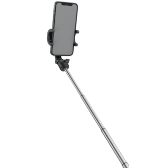 Selfie tyč Swissten Aluminum Tripod Pro čierna