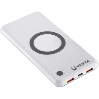 VARTA Portable Wireless Powerbank, 10000mAh, strieborná