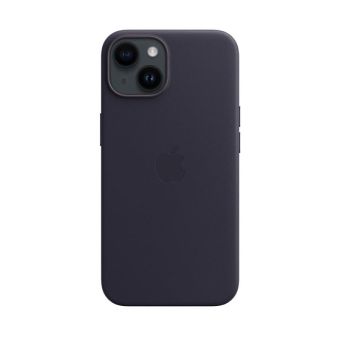 Kožené puzdro Apple na Apple iPhone 14 MPP63ZM/A Leather Case with MagSafe Ink