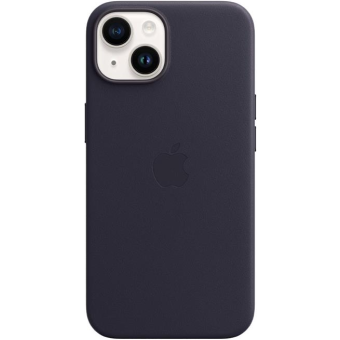 Kožené puzdro Apple na Apple iPhone 14 MPP63ZM/A Leather Case with MagSafe Ink