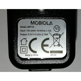 Sieťová nabíjačka Mobiola na Mobiola MB700 (Bulk)