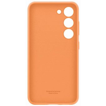 Silikónové puzdro Samsung na Samsung Galaxy S23 5G S911 EF-PS911TOE Silicone Cover oranžové