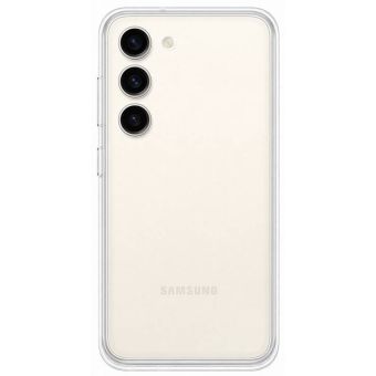 Plastové puzdro Samsung na Samsung Galaxy S23 5G S911 EF-MS911CWE Frame Cover biele