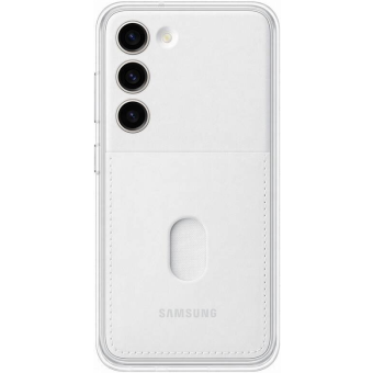Plastové puzdro Samsung na Samsung Galaxy S23 5G S911 EF-MS911CWE Frame Cover biele