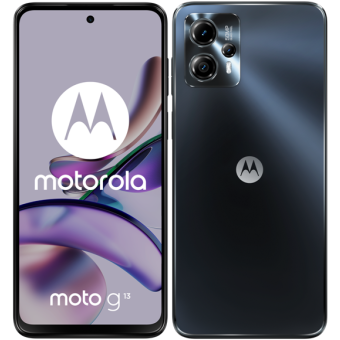 Motorola Moto G13, 4/128 GB, Dual SIM, Matte Charcoal - SK distribúcia