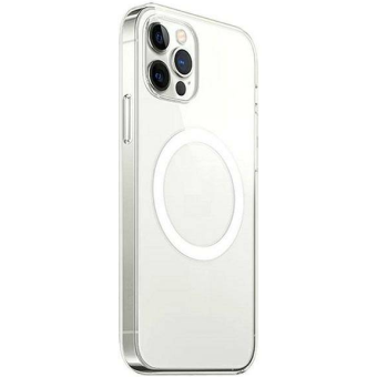 Silikónové puzdro na Apple iPhone 14 Plus Mercury MagSafe Silicone transparentné