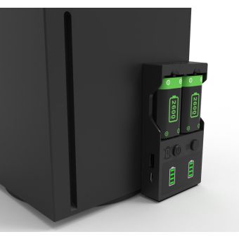 iPega XBX010 Nabíjačka Baterií Ovládača + 2ks Batérie 2200mAh pre XBox X/S Black
