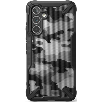 Odolné puzdro na Samsung Galaxy A54 5G A546 Fusion-X Camouflage čierne