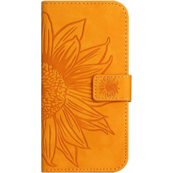 Diárové puzdro na TCL 30 SE/305/306 Skin Feel Sun Flower žlté