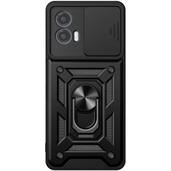 Odolné puzdro na Motorola Moto G73 5G Tech-Protect Camshield Ring Armor čierne