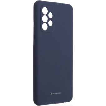 Silikónové puzdro na Samsung Galaxy A14 5G A146 Mercury Silicone modré