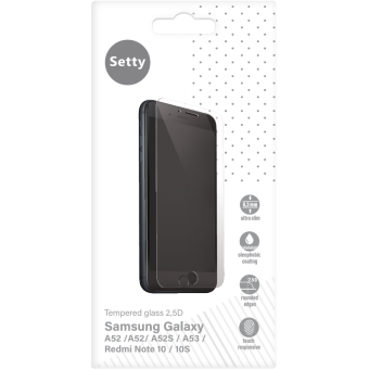 Tvrdené sklo na Samsung Galaxy A52 LTE A525/A52 5G A526/A52S 5G A528 Setty Tempered Glass 2.5D