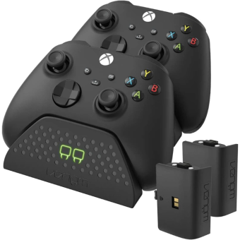 VENOM VS2881 Xbox Series S/X & One Black Twin Docking Station + 2 batteries