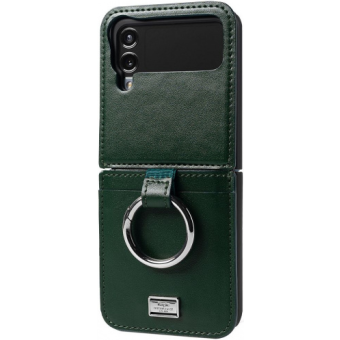 Diárové puzdro na Samsung Galaxy Z Flip4 5G F721 Ringke Signature Folio zelené