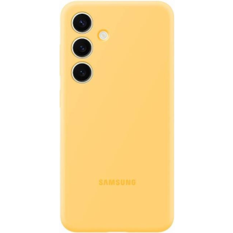 Silikónové puzdro Samsung na Samsung Galaxy S24 5G S921 EF-PS921TYE Silicone Cover žlté