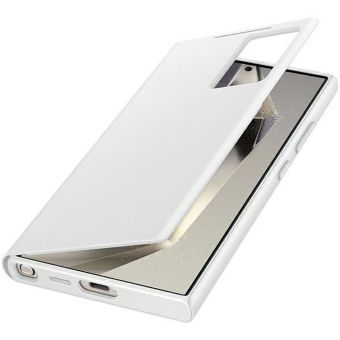 Diárové puzdro Samsung na Samsung Galaxy S24 Ultra 5G S928 EF-ZS928CWEGWW Smart View Wallet biele