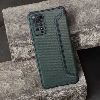 Diárové puzdro na Xiaomi Redmi Note 13 5G RAZOR zelené