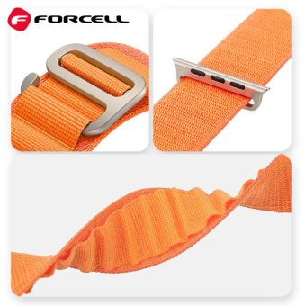 Náhradný remienok na Apple Watch 38/40/41 mm Forcell F-Design FA13 orange