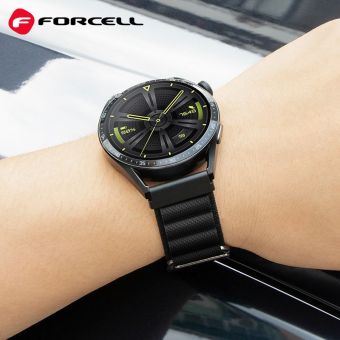 Náhradný remienok na Samsung Watch 22mm Forcell F-Design FS05 black