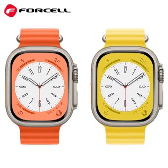 Náhradný remienok na Apple Watch 38/40/41 mm Forcell F-Design FA12 yellow