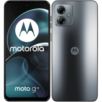Motorola Moto G14, 8/256 GB, Dual SIM, Steel Grey - SK distribúcia