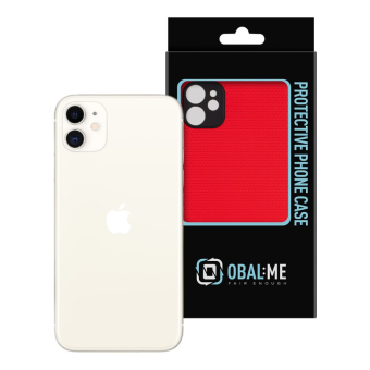 Plastové puzdro na Apple iPhone 11 OBAL:ME NetShield červené