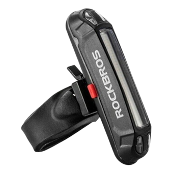 Rockbros A54BK, zadné svetlo, +microUSB-USB-A kábel, čierne