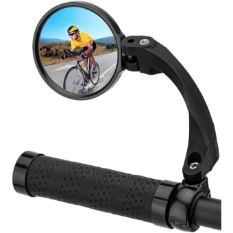 Rockbros 26210001003, ľavé spätné zrkadlo na bicykel, čierne