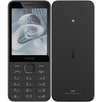 Nokia 215 4G (2024), Dual SIM, Black - SK distribúcia