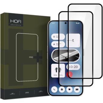 Tvrdené sklo na Nothing Phone 2a Hofi Pro+ 9H celotvárové čierne (2ks)
