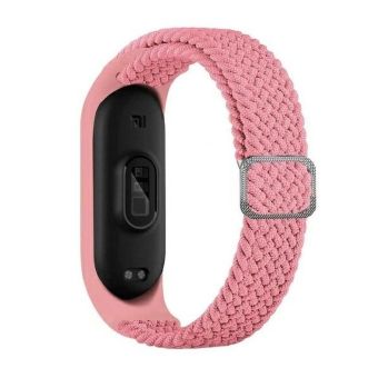 Beline remienok na Xiaomi Mi Band 9/8 Nylon Ružový