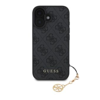 Guess 4G Charm Apple iPhone 16 GUHCP16SGF4GCK Tone on Tone Grey