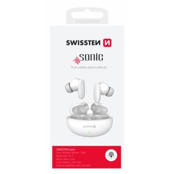 SWISSTEN Sonic Bluetooth TWS biele