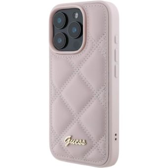 Guess PU Leather Quilted Apple iPhone 16 Pro Max GUHCP16XPSQSQSP Pink