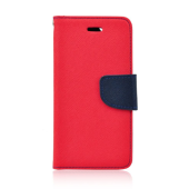 Diárové puzdro Fancy Book pre Samsung Galaxy J3 (2016) červeno-modré