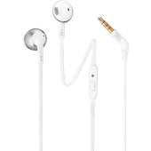 JBL T205 White Chrome