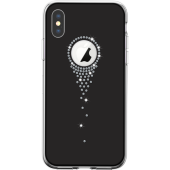 Plastové puzdro na Apple iPhone XR Devia Angel Tears čierne