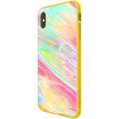 Sklenené puzdro na Apple iPhone XR Nillkin Ombre Hard žlté