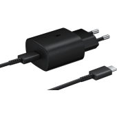 Sieťová nabíjačka Samsung Quickcharge 25W EP-TA800XBE + USB-C kábel čierna (Blister)