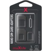 Maxlife Nano SIM, 3x adaptér pre sim kartu