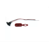 Konektor pre nabíjačku aj s gumovou krytkou pre Xiaomi M365 Scooter červený 