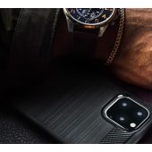 Silikónové puzdro na Xiaomi Redmi Note 9 Carbon TPU čierne