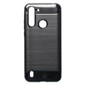 Silikónové puzdro na Motorola Moto G8 Power Lite Carbon TPU čierne