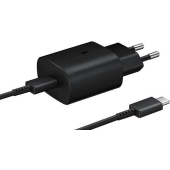 Sieťová nabíjačka Samsung USB-C EP-TA800EBE + EP-DA905BBE čierna (Bulk)