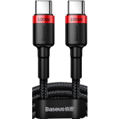 Baseus Cafule CATKLF-AL91, 100W PD2.0 USB-C na USB-C 20V/5A, 2m, červeno-čierne