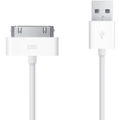 Kábel Apple MA591 30 Pin, iPhone 3GS/4/4S iPod, iPad, biely (Bulk)