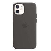 Puzdro Apple na Apple iPhone 12 mini Silicone MagSafe čierne